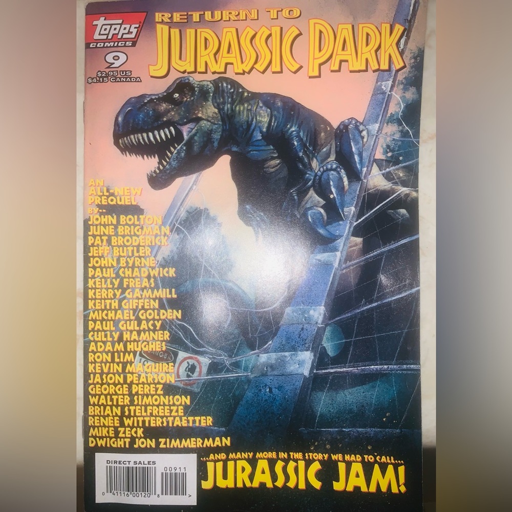 BD  RETURN TO JURASSIC PARK 1994
